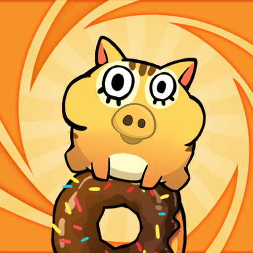 Hungry Piggy Donuts Mania app icon