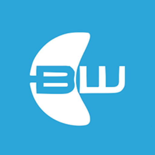 Blue and White Taxi app icon