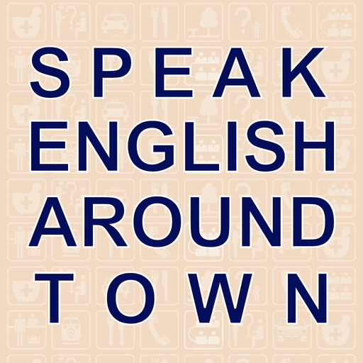 Speak English Around Town app icon