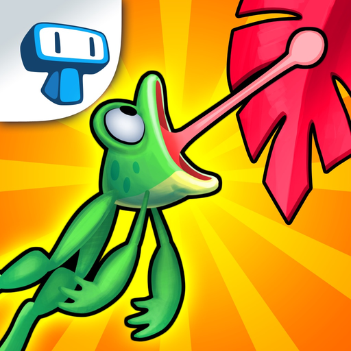 Frog Swing - Tap, Jump, Swing and Fly Game for Kids app icon