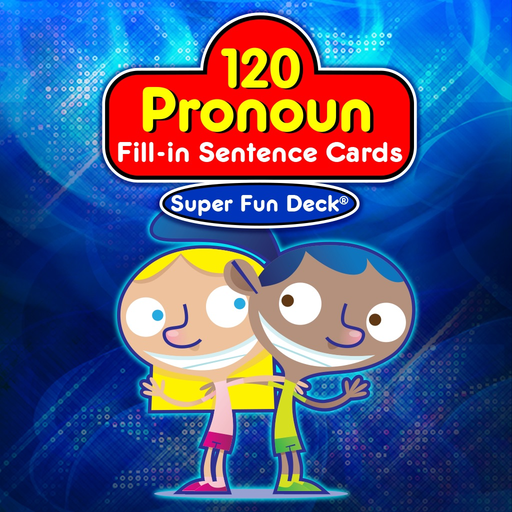 Pronoun Fill-In Super Fun Deck app icon