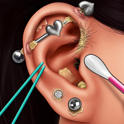 Ear Piercing & Tattoo Games app icon