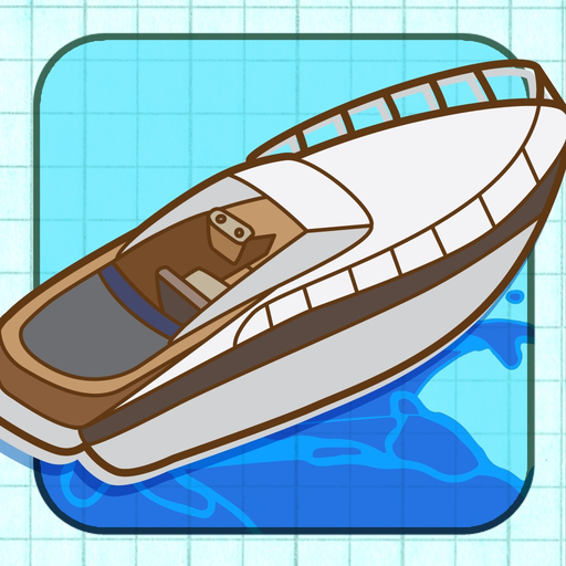 Doodle Speed Boat Stunt Race - Free Jet Ski Racing Game app icon