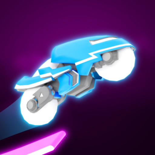 Rider Worlds - Neon Bike Races app icon