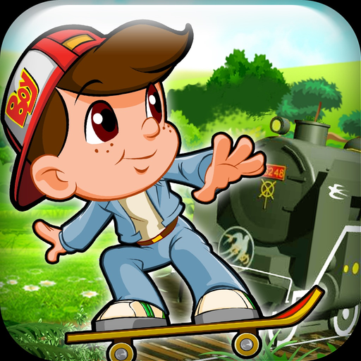 Subway Boy Racer vs Train app icon