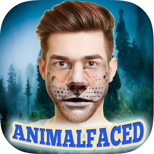 Animal Face Paint Photo Maker app icon