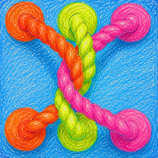 Twisted Ropes: Untangle 3D app icon