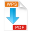 WPS to PDF icon
