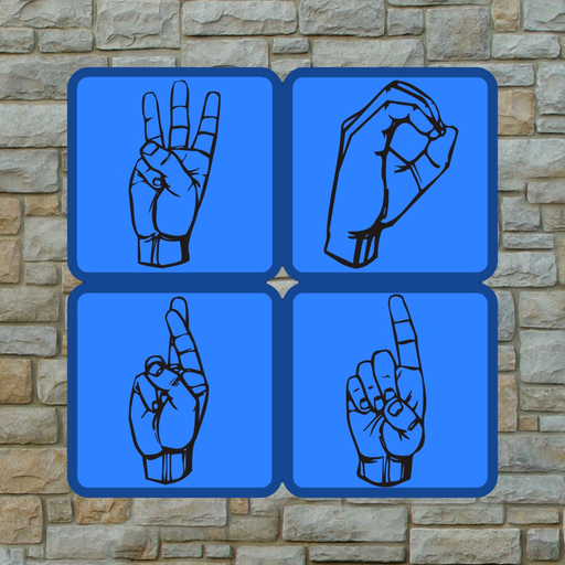 ASL Word Drop app icon