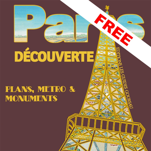 Discover Paris - maps, metro & monuments - free version app icon