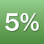 Max 5% Carbs - Low Carb Food and Nutrition Database icon