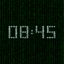 Hacker Clock - Green Matrix icon