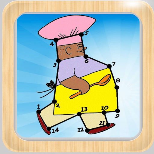Kids Connect The Dots Coloring app icon