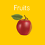 Fruits  Flashcard for babies and preschool icon
