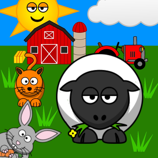 Funny Animals for toddlers: Discover farm animals and the wildlife of savanna, forest and jungle, with lifelike sounds and cute animations app icon