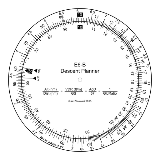 E6B Descent Planner app icon