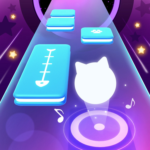 Magic Cats Rush: Music Games app icon