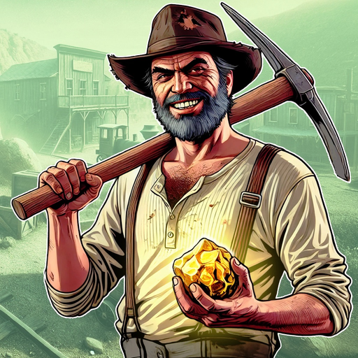 Wild West Miner - Gold Rush 3D app icon