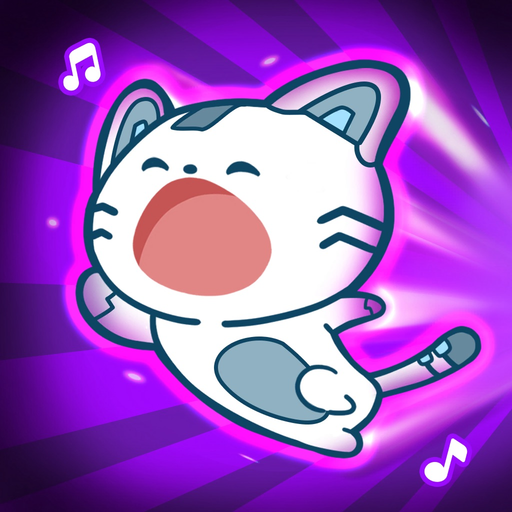 Cat Dash: Cute Cat Music Game app icon