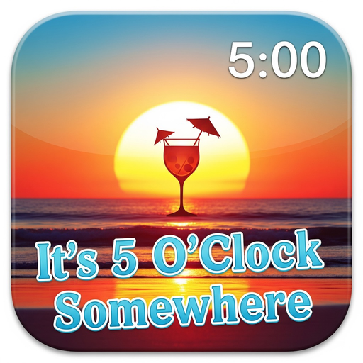 It's 5 O'Clock Somewhere app icon