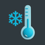 Room Temperature Thermometer. icon