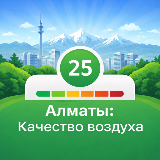 Алматы: Качество воздуха app icon