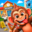 Monkey Student: School Prank icon