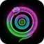 Neon Serpent Spiral icon
