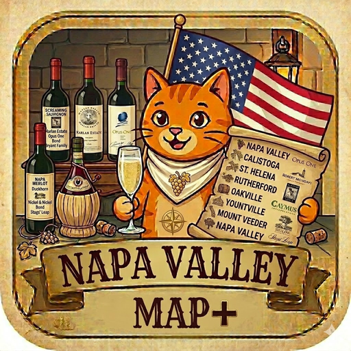 Napa Wine Map+ app icon