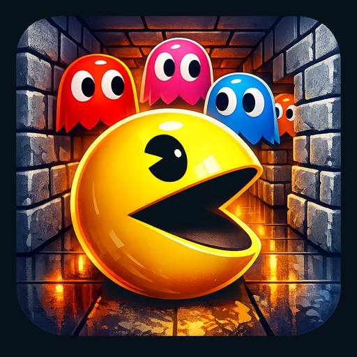 Pacman in 3d app icon