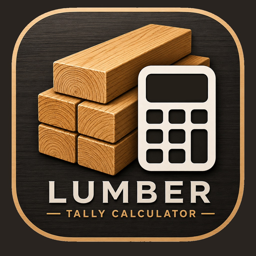 Lumber Tally Calculator app icon