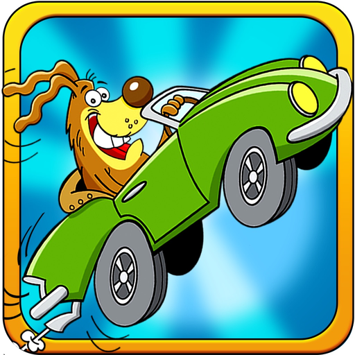Animal mini fun car racing Games : Cut Off Free Lane To Win The Race app icon