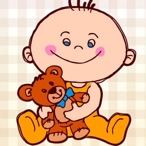 First words for baby, toddler app icon