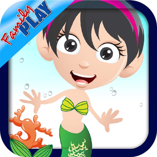 Mermaid Princess Coloring Book for Kids app icon