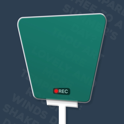 Teleprompter App app icon