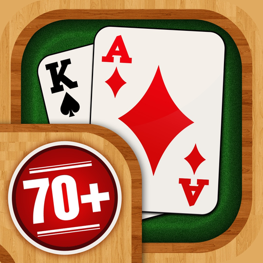 Solitaire 70+ Free Card Games in 1 Ultimate Classic Fun Pack : Spider, Klondike, FreeCell, Tri Peaks, Patience, and more for relaxing app icon