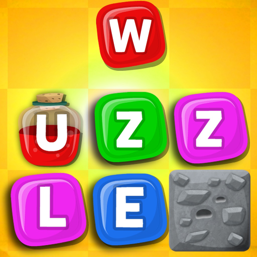 Wuzzle: Words with color match game to play with letters in a new original way incuding awsome wordsearch, anagrams and good educational board mini games to learn spelling and vocabulary. Free! app icon