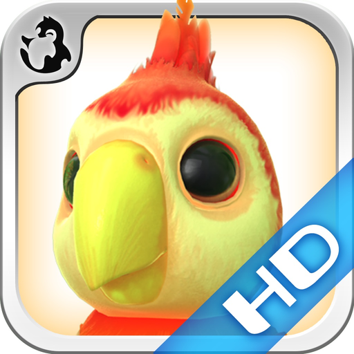 Talking Polly the Parrot HD Free app icon