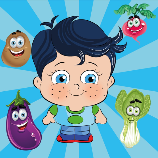 Little Genius Matching Game - Vegetables - Educational and Fun Game for Kids app icon