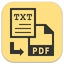 Text to PDF -A Batch Converter icon