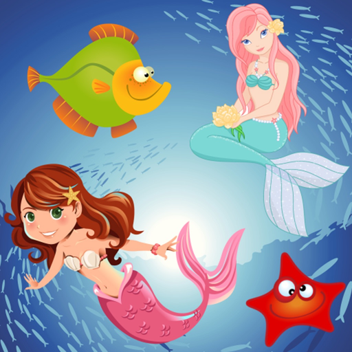 Mermaid Puzzles for Toddlers app icon