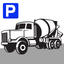 Cement Truck Parking - Realistic Driving Simulator Free icon