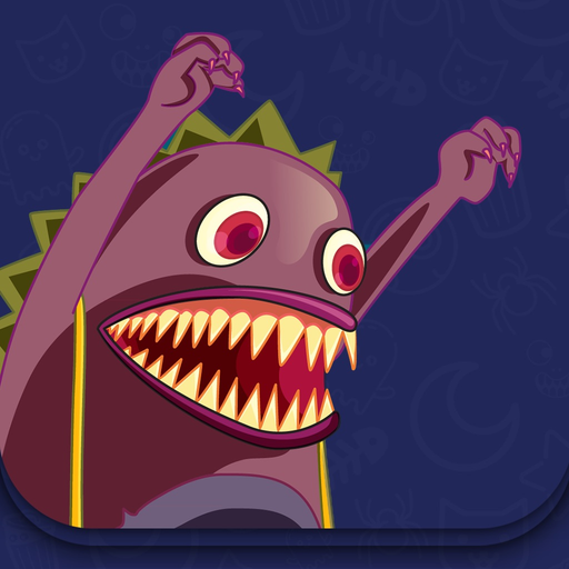 Monster and Cat - Interactive story Play Book game app icon