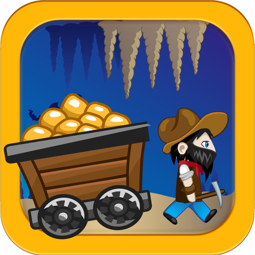 Free Mine Runner Games - The Gold Rush of California Miner Game app icon