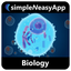 Biology and Human Body Anatomy simpleNeasy app by WAGmob icon