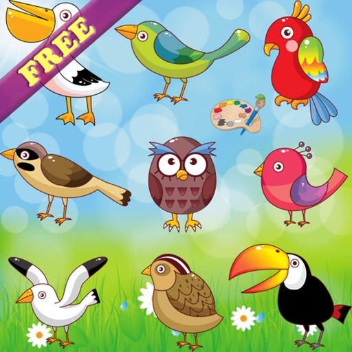 Coloring Book for Toddlers: Birds ! FREE Coloring Pages and Pictures app icon