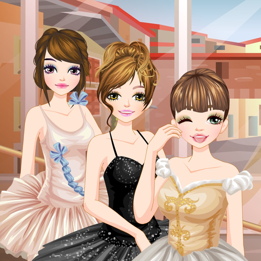 Ballerina Girls - Makeup game for girls who like to dress up beautiful  ballerina girls app icon