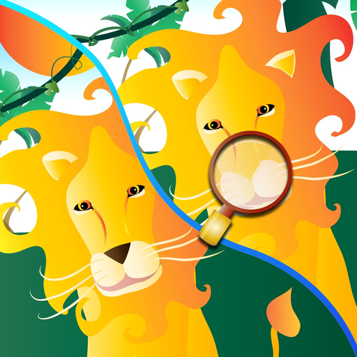 Animal differences: Try and find them! The Jungle app icon