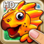 Dinosaurs walking with fun HD jigsaw puzzle game icon