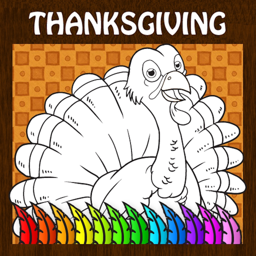 Thanksgiving Coloring Book FREE app icon